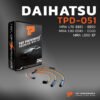 สายหัวเทียน DAIHATSU MIRA L70 EB10-50 / MIRA L80 ED10-20 / MIRA L500 EF - รหัส TPD-051 - TOP PERFORMANCE MADE IN JAPAN