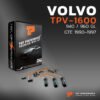 สายหัวเทียน VOLVO 940 / 960 GL GTE ปี 90-97 / เครื่อง B230F ตรงรุ่น - รหัส TPV-1600 - TOP PERFORMANCE MADE IN JAPAN