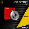 brembo จานเบรค หลัง HONDA CIVIC FK FC 1.5 1.8 16-ON / UV ตรงรุ่น 08.D698.11 - จาน ดีส ดรัม เบรค เบรก เบรมโบ้ แท้ 100% ฮอนด้า ซีวิค